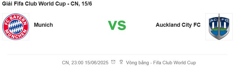 Bayern Munich vs Auckland