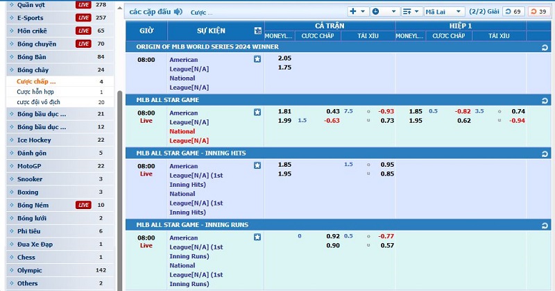 cá cược bóng chày cmd368vne